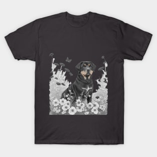 Rottweiler Power - Fierce and Fearless Guardian T-Shirt